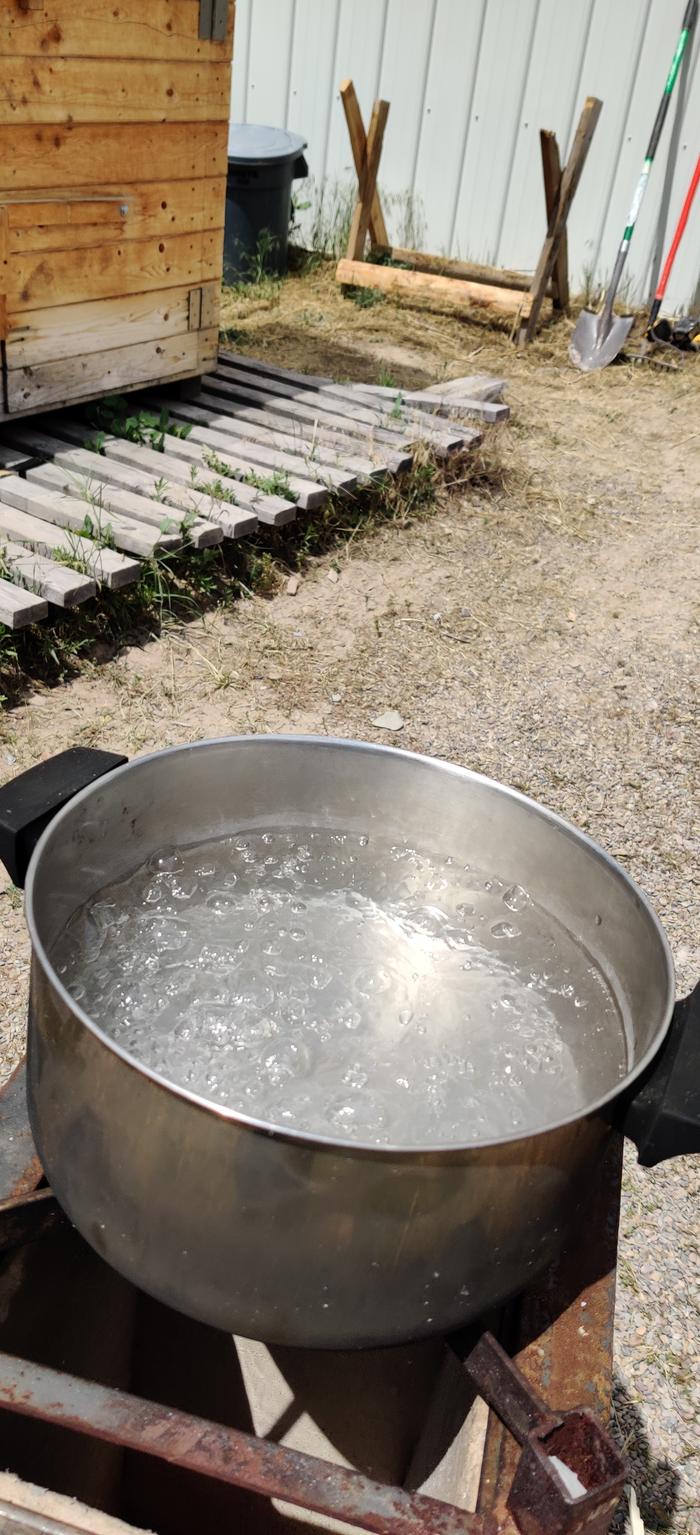 water boiled