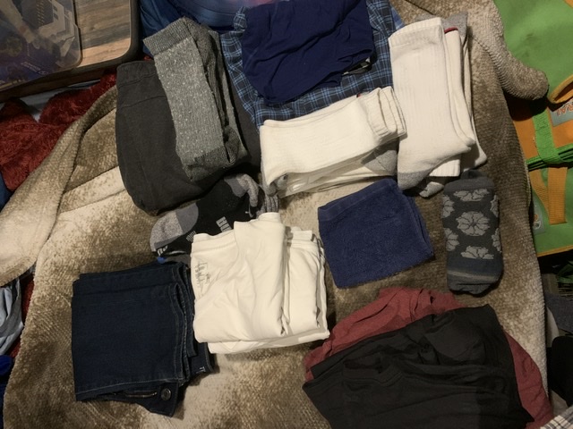 Clothes folded