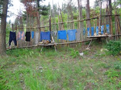 clothes drying