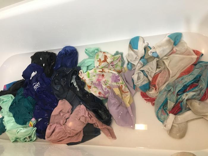 Clothes soaking 