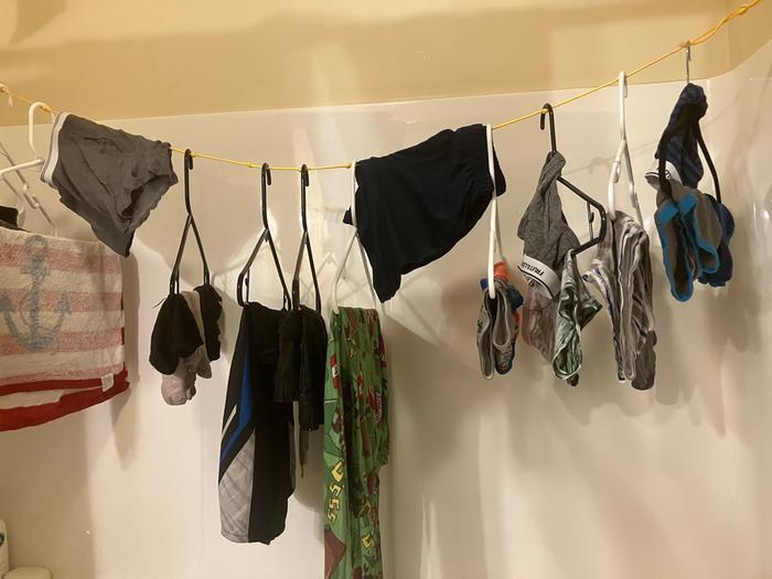 Hanging to dry