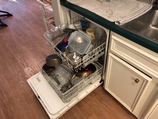 full dishwasher load full