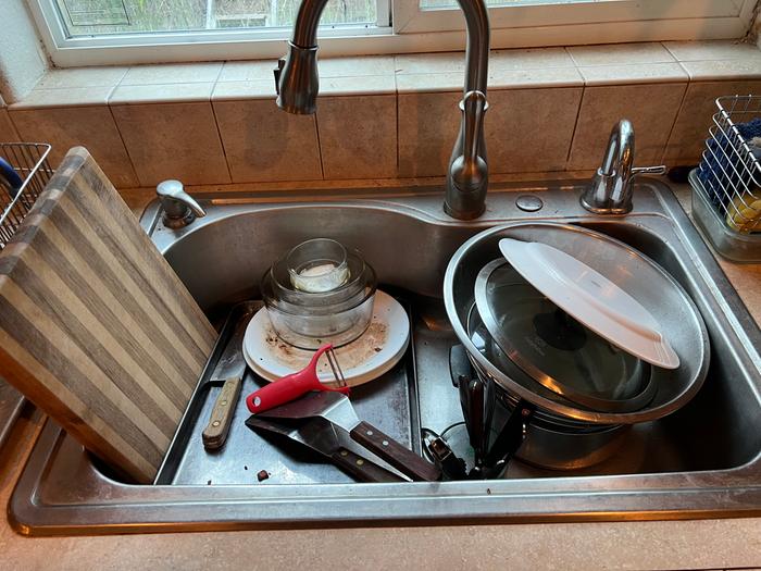 Dishes in the sink