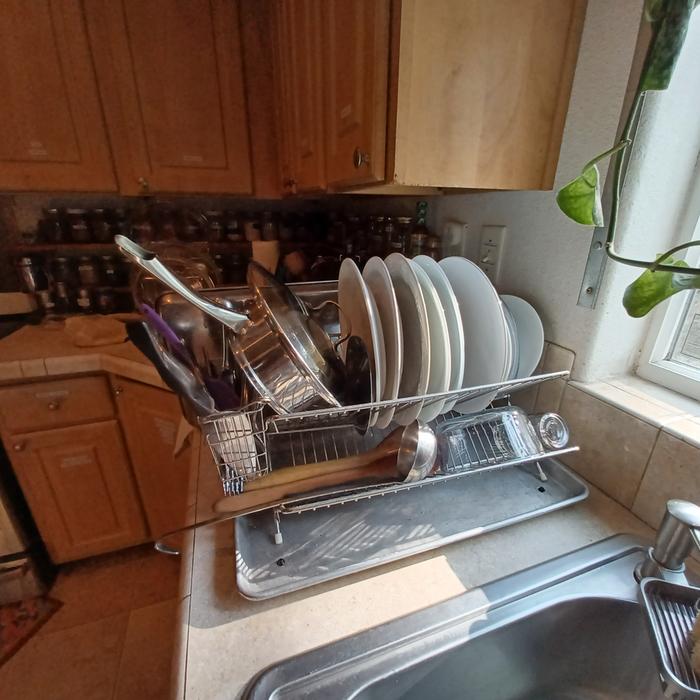 additional dishes washed by hand