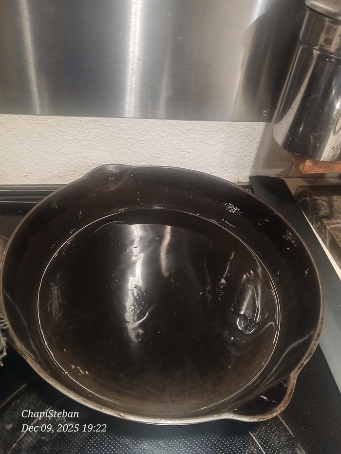 Skillet reseasoned 
