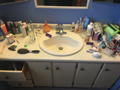 Sink and Counter - Before