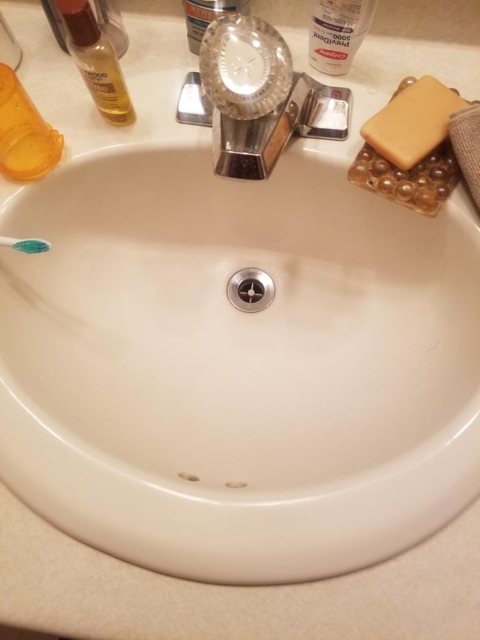 sink before 