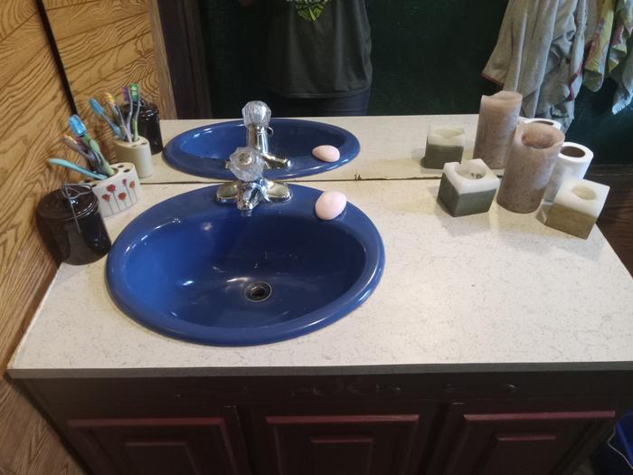 Counter top cleaned