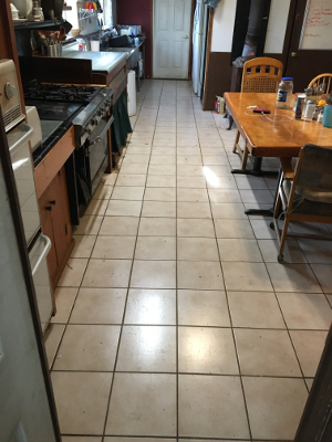 Main Kitchen Floor Area - before