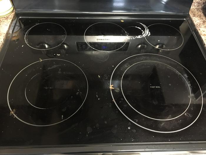 Stove before