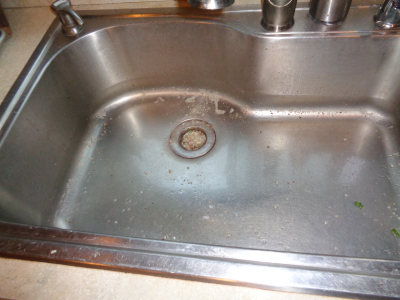 before picture of sink