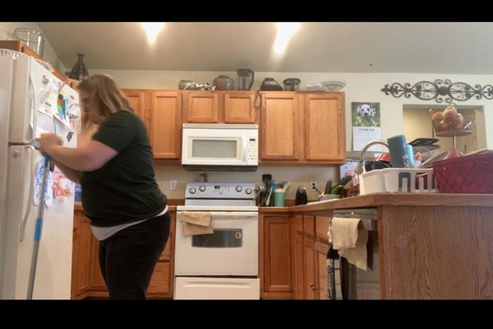 Mopping.