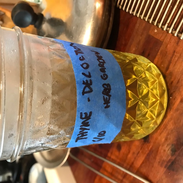 Bottled and labeled.