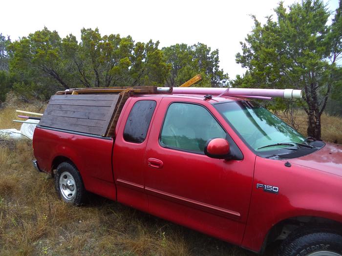 ready to unload at the new boneyard