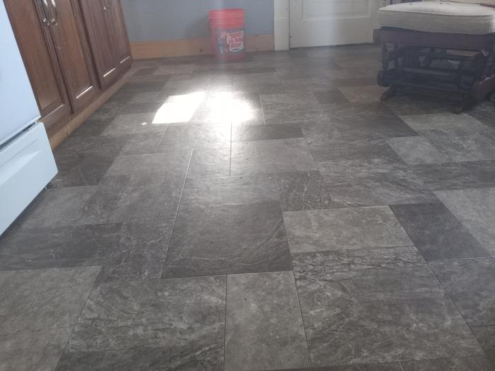 Clean floor, for now!