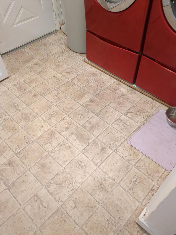 More of the floor before.