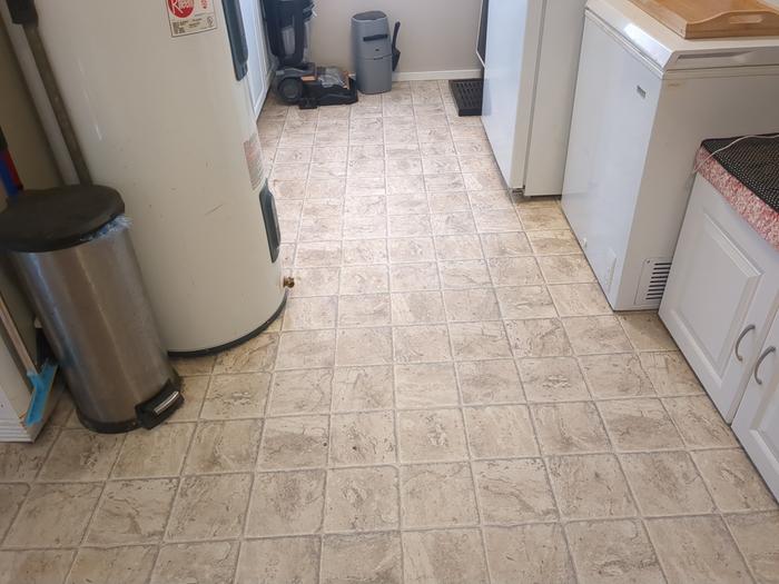 The beautiful swept floor.
