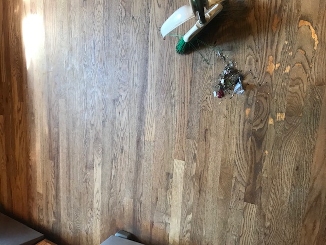 Swept it all to the middle