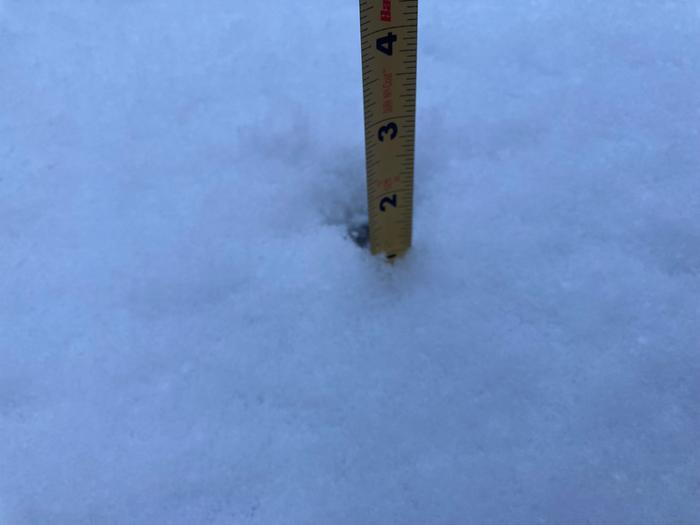 Just over 1 inch 