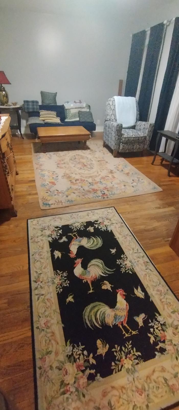 dirty area rug