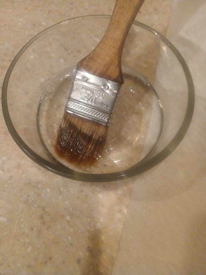 Melted coconut oil