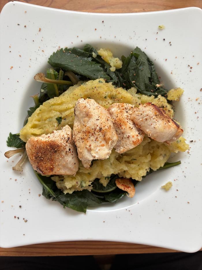 The finished dish.