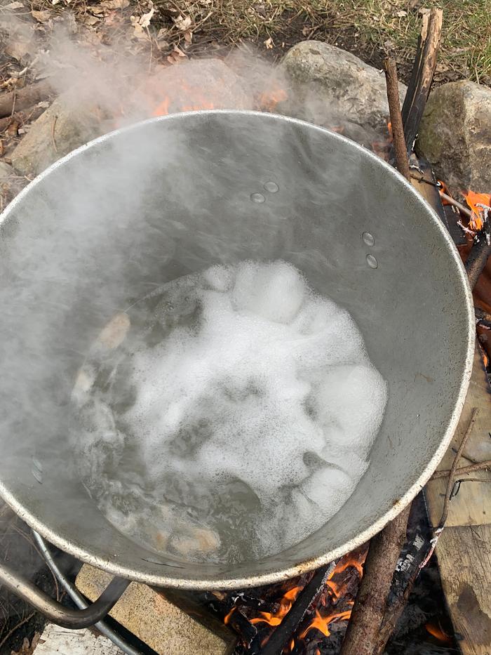 Sap boiling