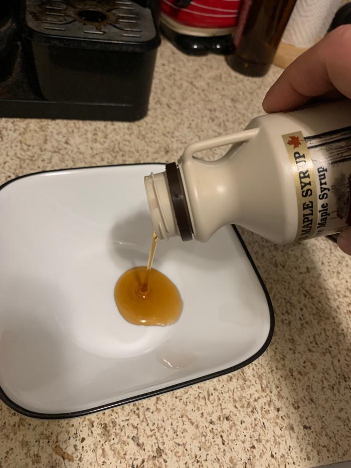 Homemade maple syrup