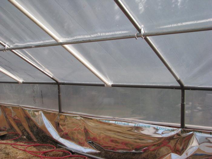 PVC rafters for greenhouse