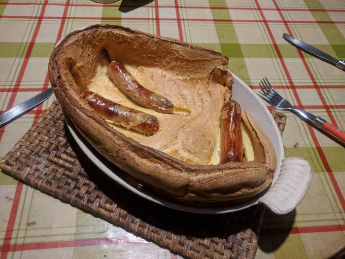 Toad in the hole for dinner