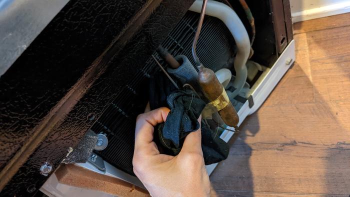 Cleaning the Back