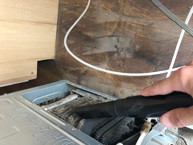 COILS action shot cleaning coils