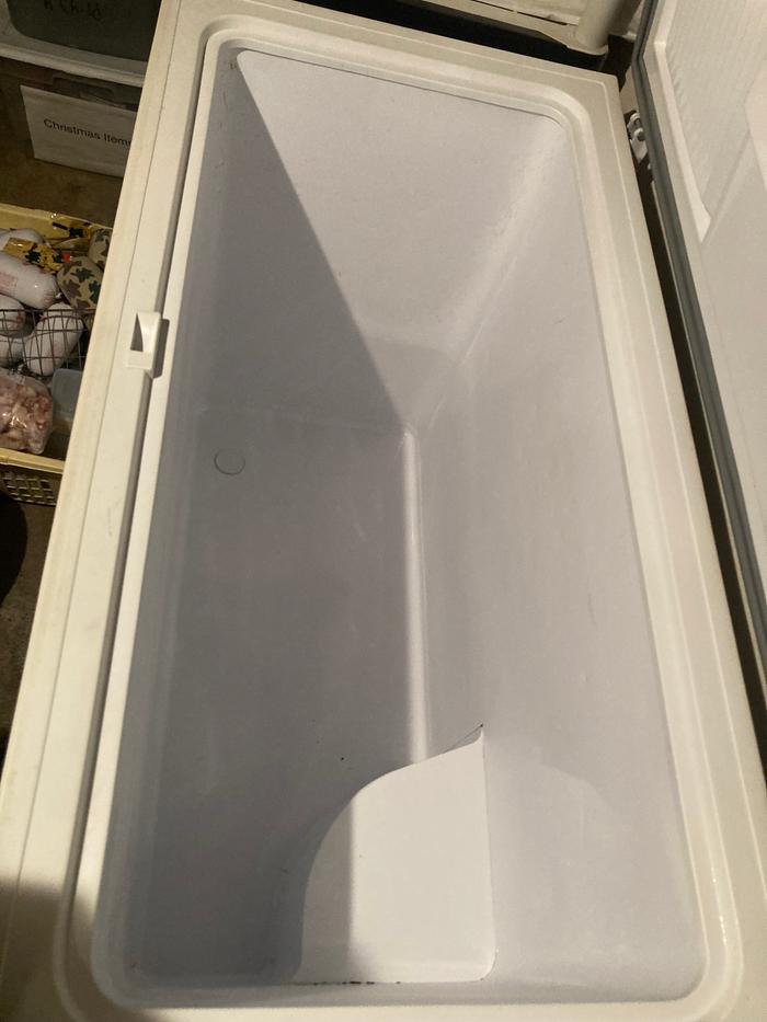 After. The spots are where the paint is chipped 