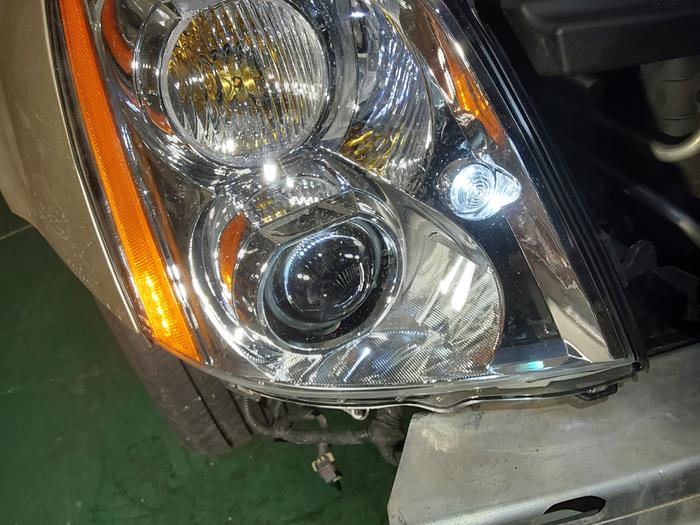 I'd never seen the front marker lights on this car since I'd owned it 