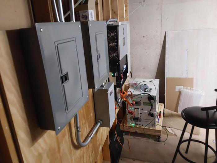 Out of square boxes, come back later for the light and outlet... 