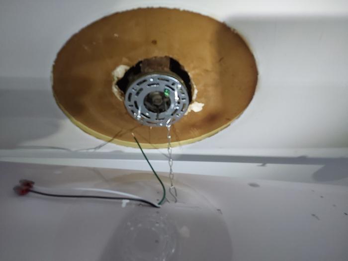 The safety chain is meant to make this easier for one person to install it