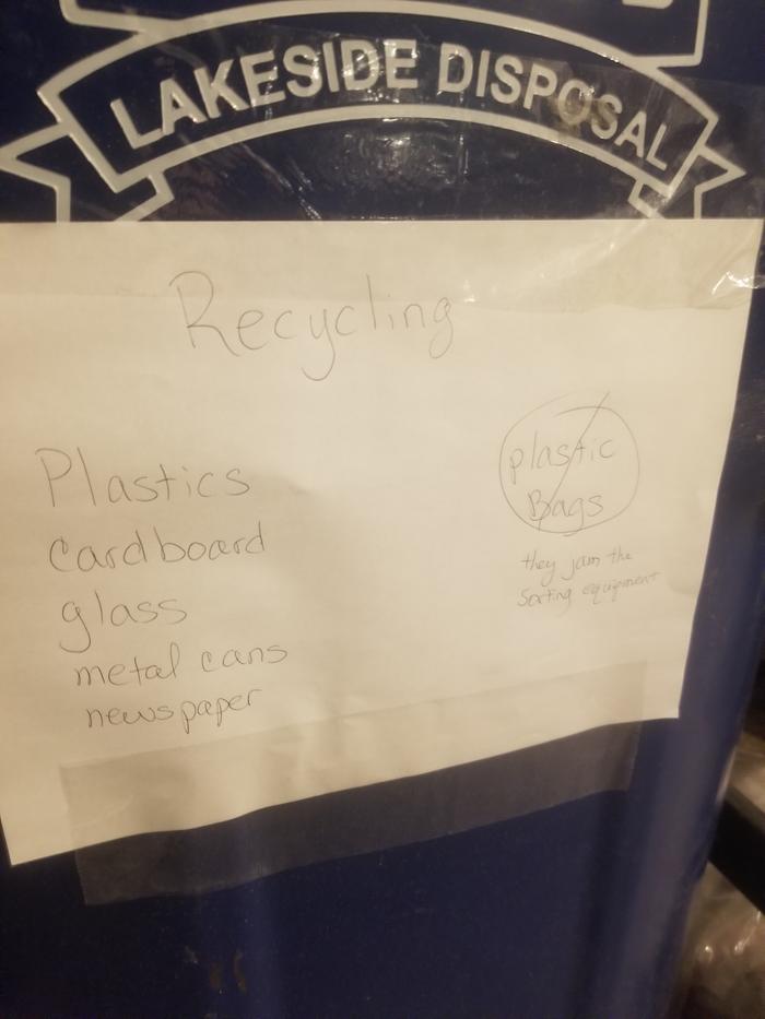 recycling label 