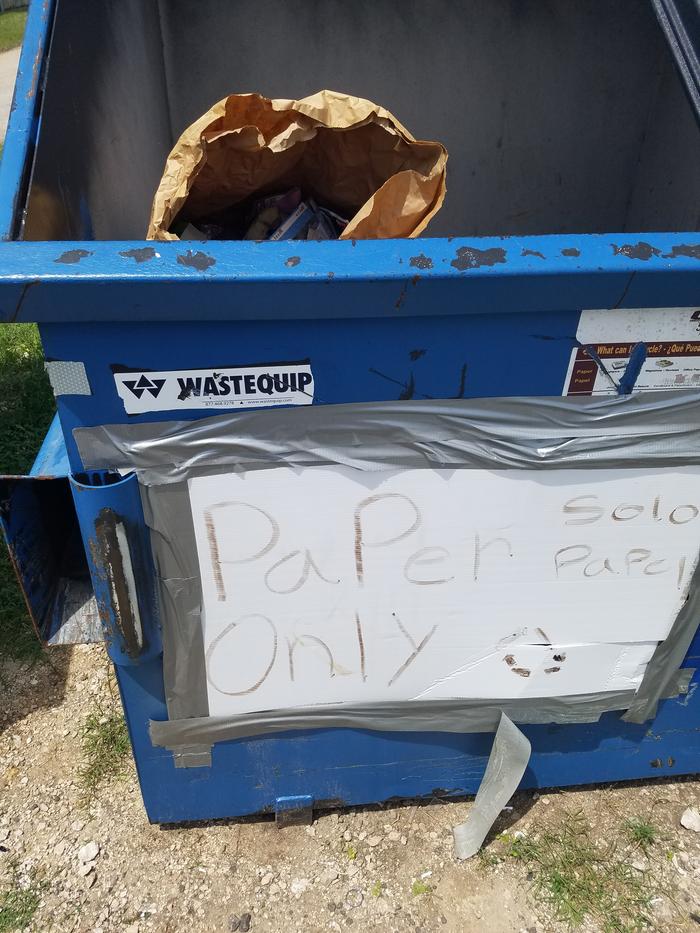 My paper in the paper bin