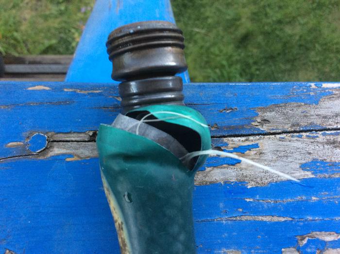 Blown hose end