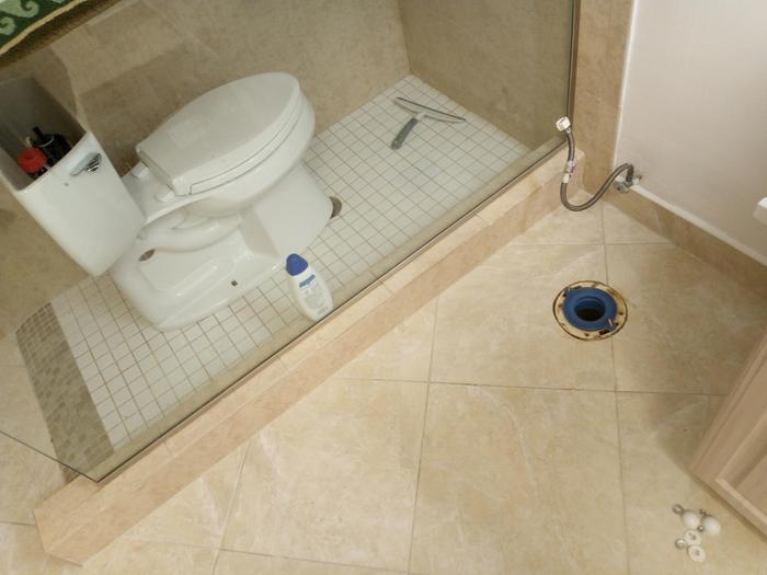 Toilet is already pulled & cleanup done