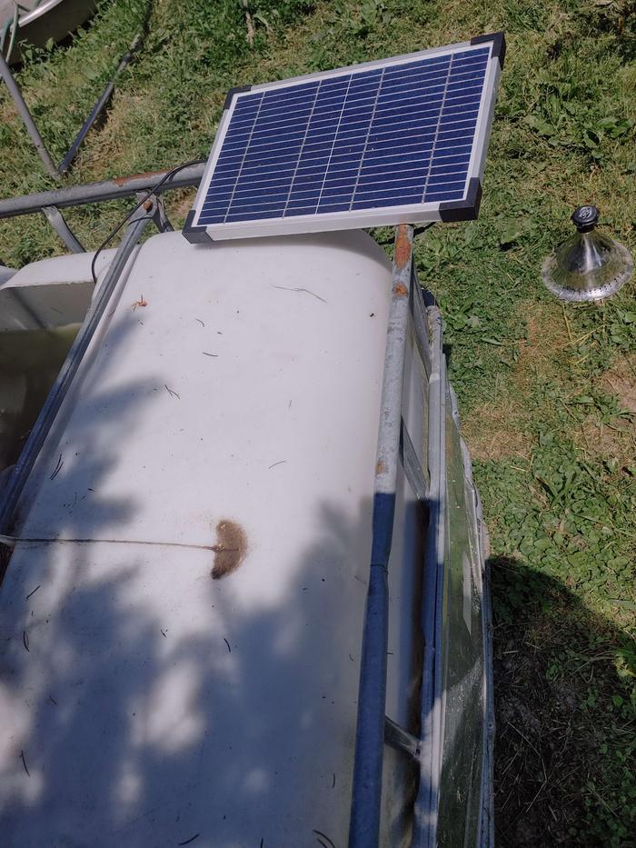 Solar Panel install on Water Storage