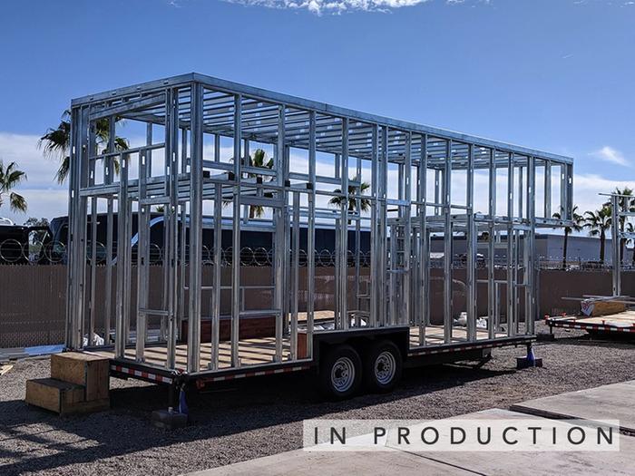 Steel frame for a ThinHaus Model A2410