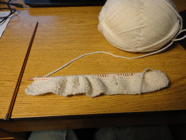 Knitting underway!