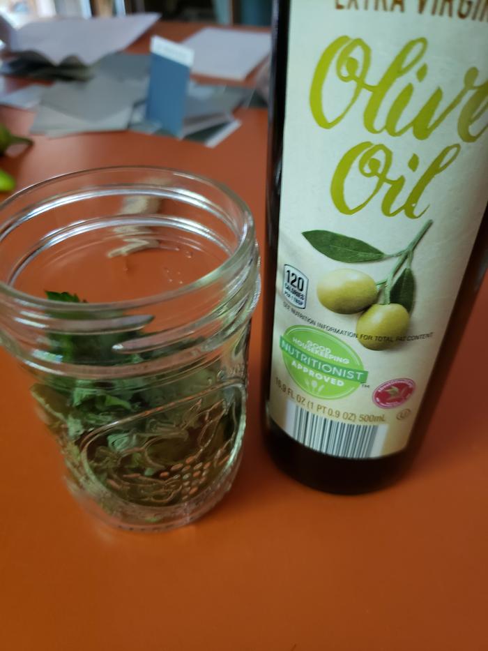 Mint and evoo