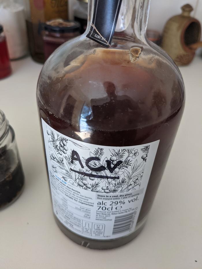 I used homemade ACV