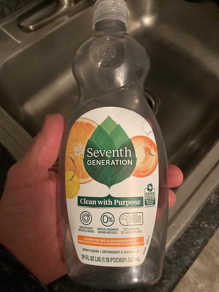 The dish soap