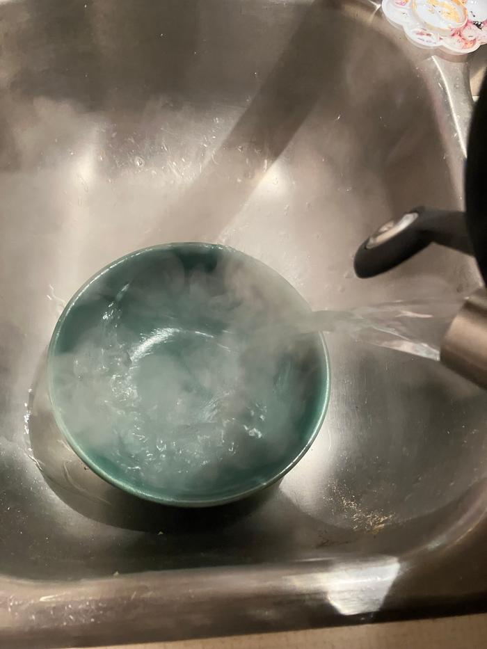 Hot water 