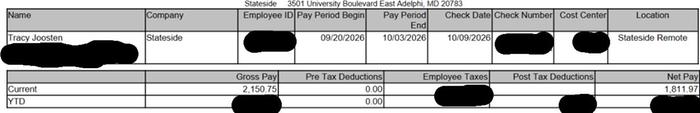 Pay proof