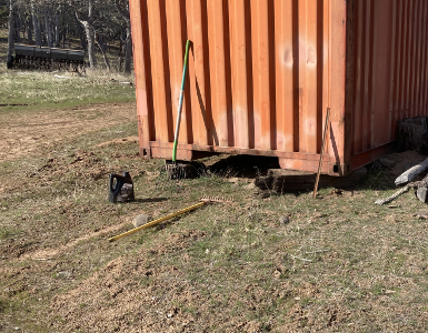 more missing tools near the burn pile