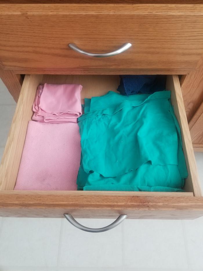 clean rag drawer